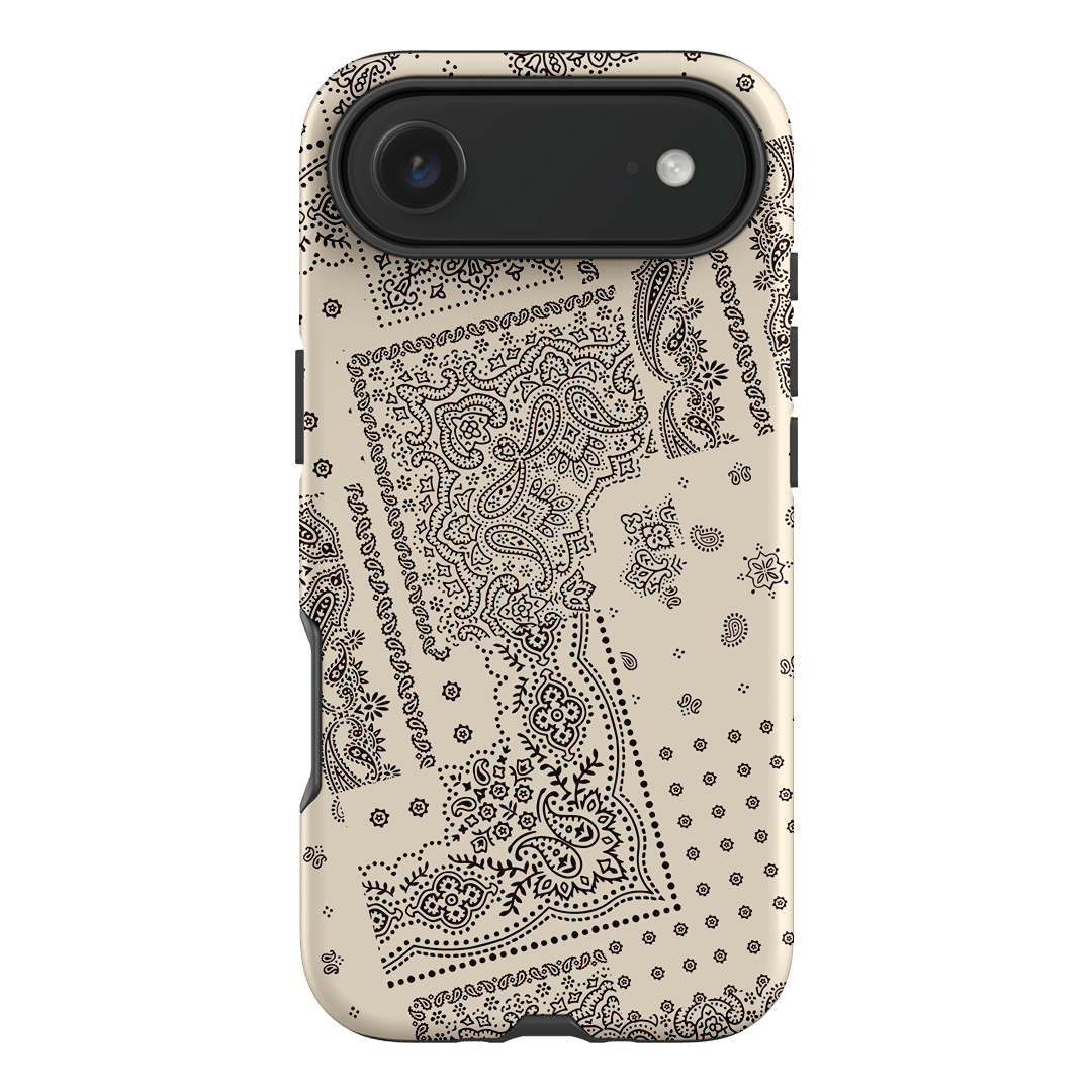 Paisley Ecru Printed Phone Cases iPhone 17 Air / Armoured by The Dairy - The Dairy