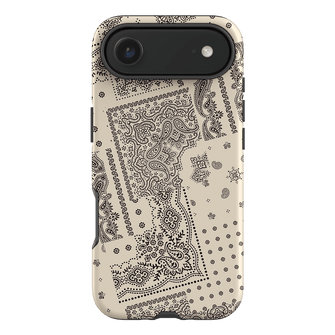 Paisley Ecru Printed Phone Cases iPhone 17 Air / Armoured by The Dairy - The Dairy
