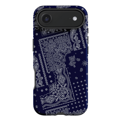 Paisley Indigo Printed Phone Cases iPhone 17 Air / Armoured by The Dairy - The Dairy