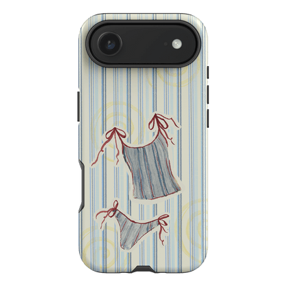 Stripe Tankini Printed Phone Cases iPhone 17 Air / Armoured by Kayla Carr - The Dairy