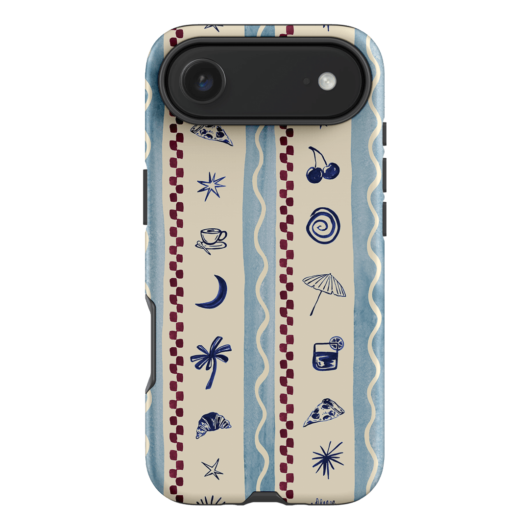 Summer Snacks Blue Printed Phone Cases iPhone 17 Air / Armoured by Charlie Taylor - The Dairy