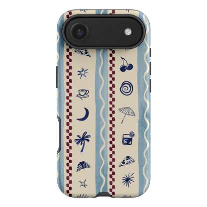 Summer Snacks Blue Printed Phone Cases iPhone 17 Air / Armoured by Charlie Taylor - The Dairy