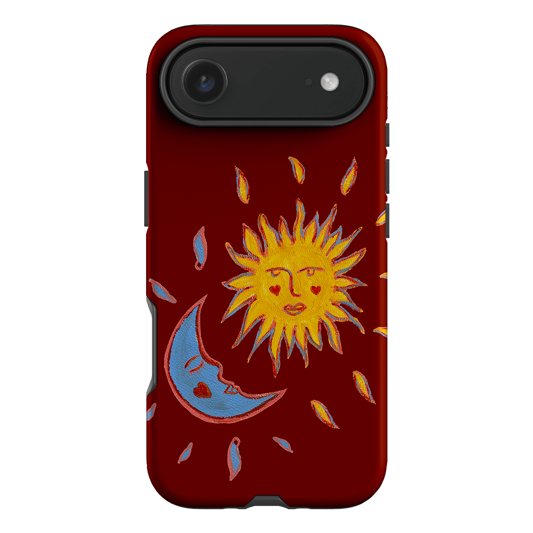 Sun & Moon Red Printed Phone Cases iPhone 17 Air / Armoured by BG. Studio - The Dairy