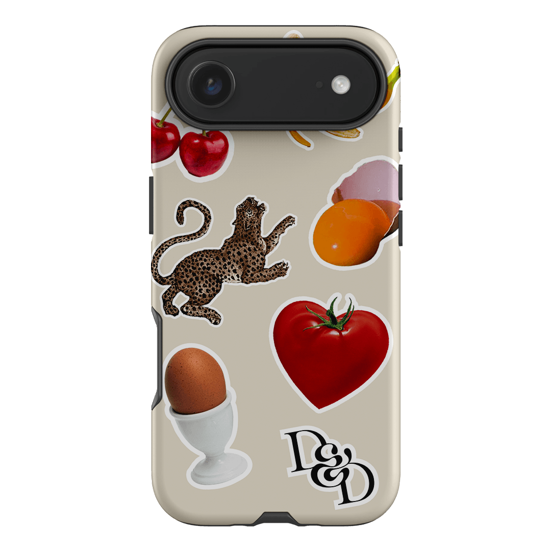 Sunday Stickers Cream Printed Phone Cases iPhone 17 Air / Armoured by Desmond & Dempsey - The Dairy