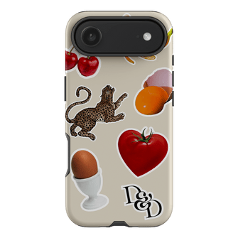 Sunday Stickers Cream Printed Phone Cases iPhone 17 Air / Armoured by Desmond & Dempsey - The Dairy