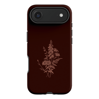 Wildflowers Mocha Printed Phone Cases iPhone 17 Air / Armoured by Typoflora - The Dairy