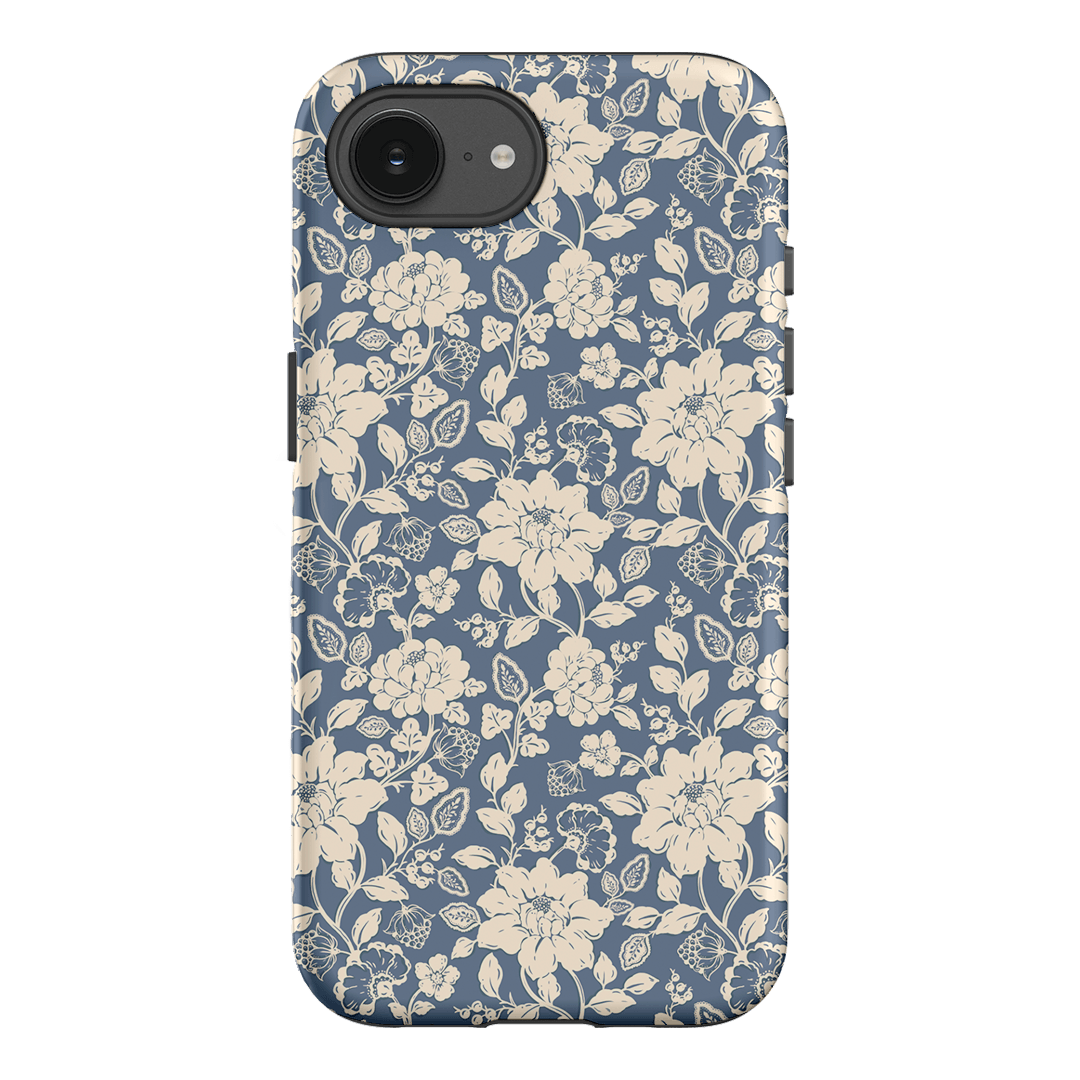 Blue Garden Printed Phone Cases iPhone 17E / Armoured by Kasiags Art - The Dairy