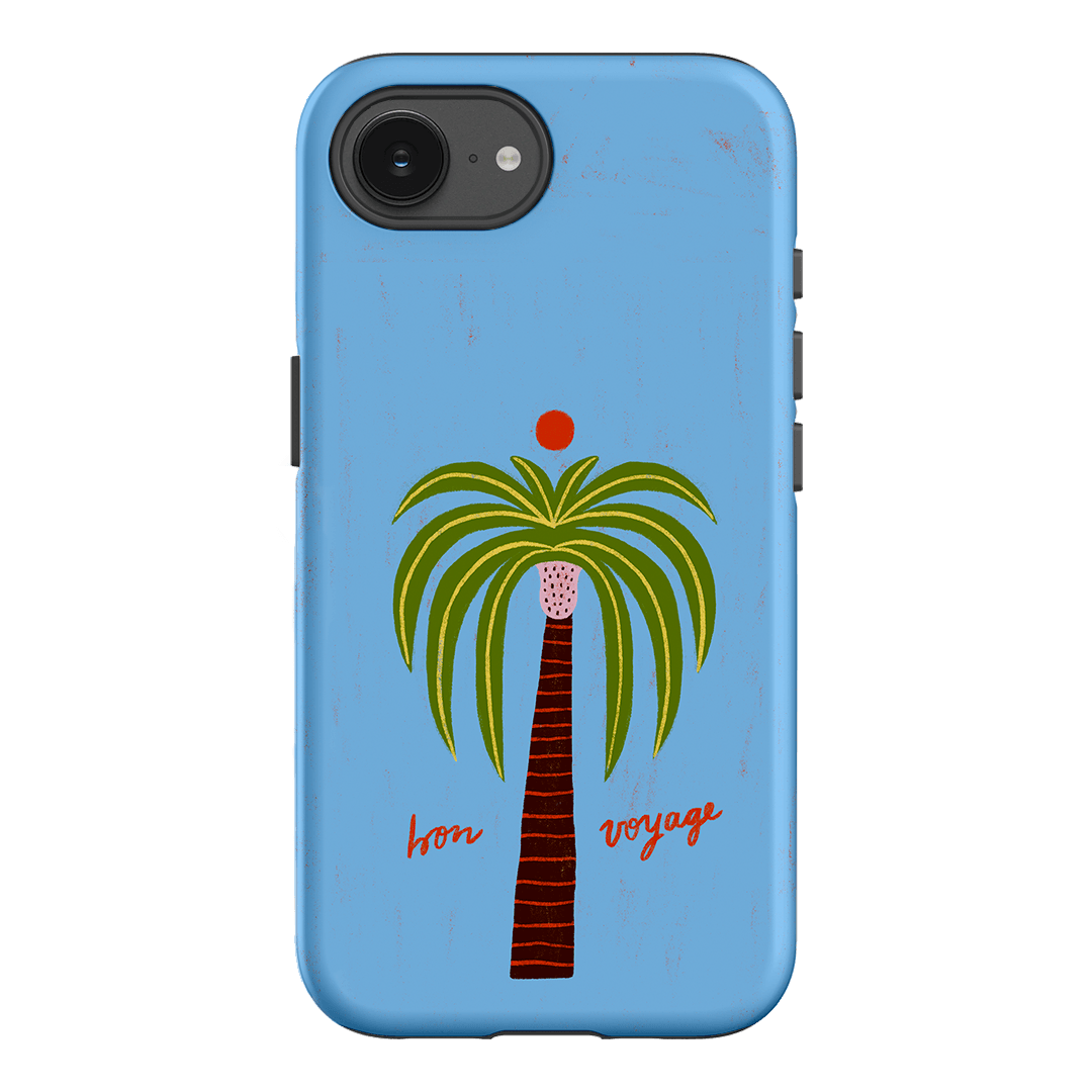 Bon Voyage Blue Printed Phone Cases iPhone 17E / Armoured by Marie Fauritte - The Dairy