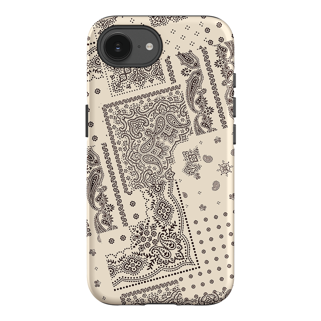 Paisley Ecru Printed Phone Cases iPhone 17E / Armoured by The Dairy - The Dairy
