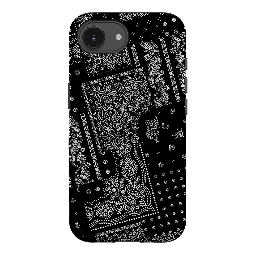Paisley Noir Printed Phone Cases iPhone 17E / Armoured by The Dairy - The Dairy