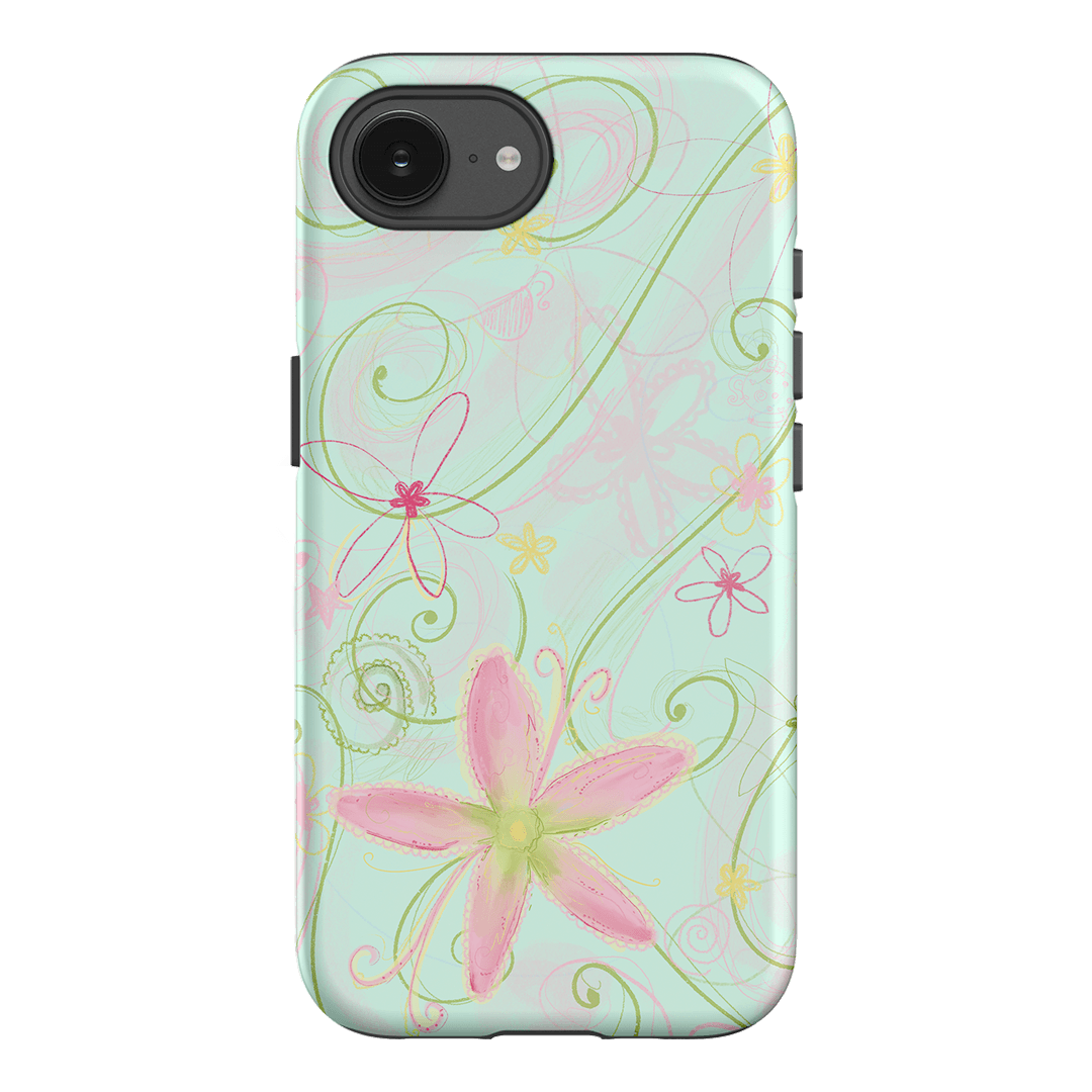 Swirl Blue Printed Phone Cases iPhone 17E / Armoured by Kayla Carr - The Dairy