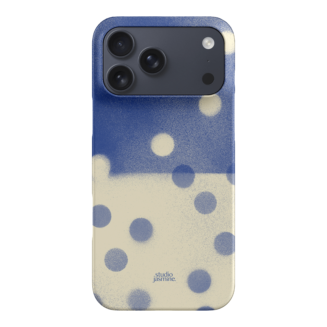 Bleu Polka Dot Printed Phone Cases iPhone 17 Pro Max / Snap by Jasmine Dowling - The Dairy