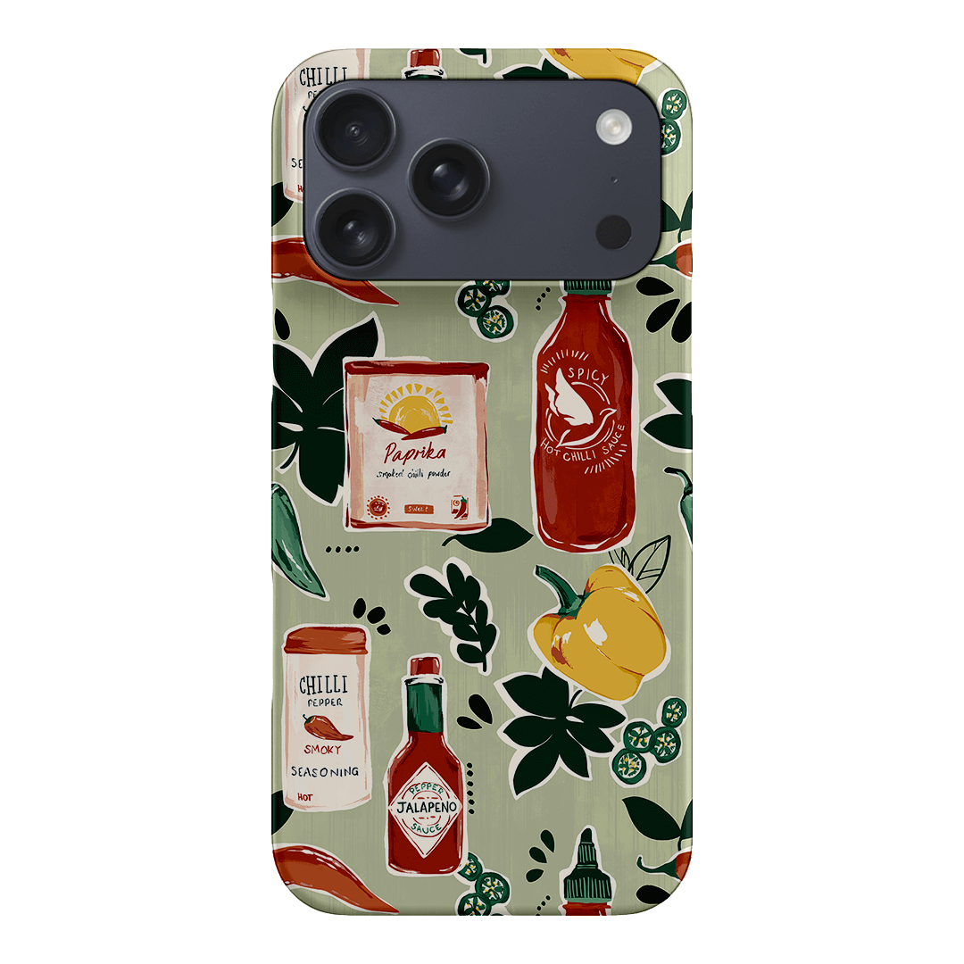 Chilli Pepper Printed Phone Cases iPhone 17 Pro Max / Snap by Charlie Taylor - The Dairy