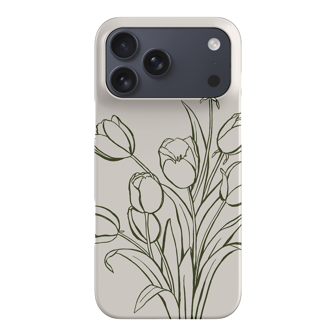 Inked Tulips Printed Phone Cases iPhone 17 Pro Max / Snap by Typoflora - The Dairy