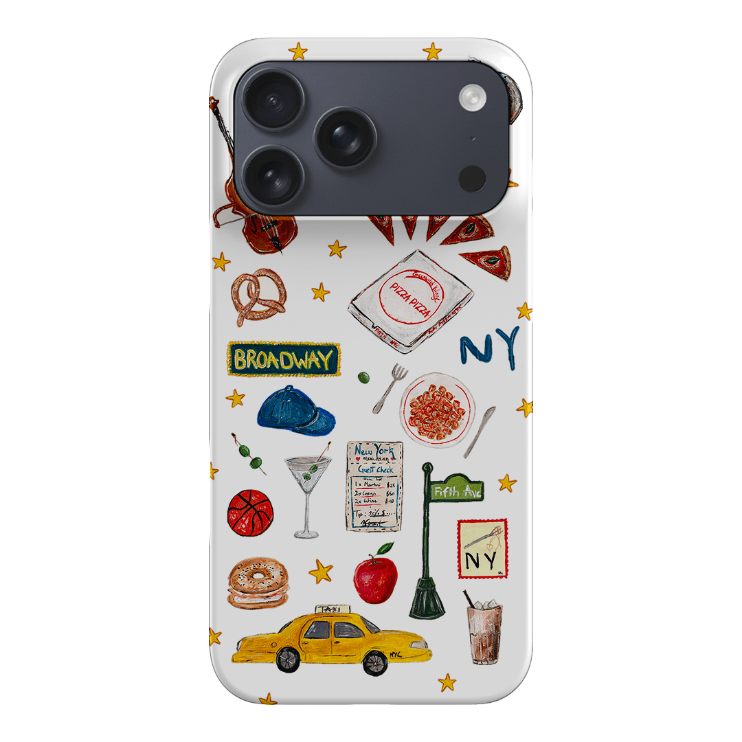 NYC White Printed Phone Cases iPhone 17 Pro Max / Snap by BG. Studio - The Dairy
