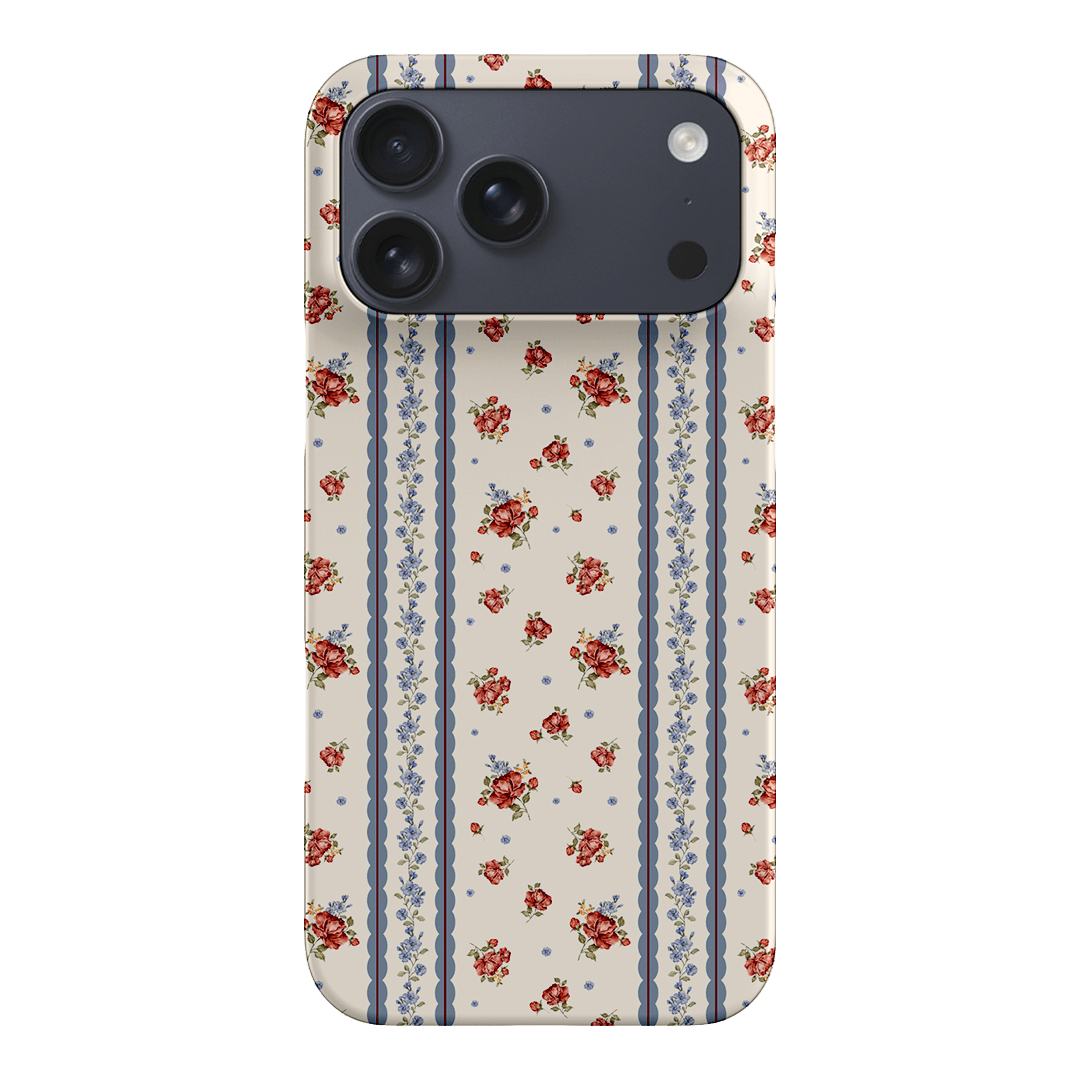 Rose Stripe Printed Phone Cases iPhone 17 Pro Max / Snap by Kasiags Art - The Dairy