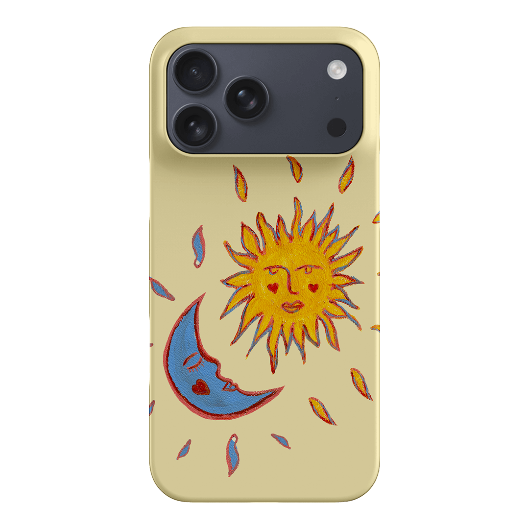 Sun & Moon Yellow Printed Phone Cases iPhone 17 Pro Max / Snap by BG. Studio - The Dairy