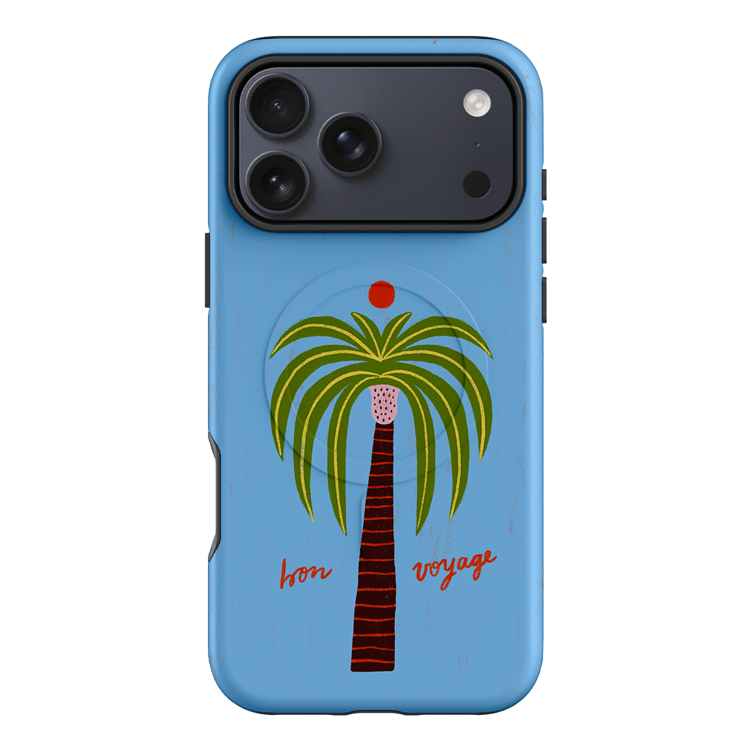 Bon Voyage Blue Printed Phone Cases iPhone 17 Pro Max / Armoured MagSafe by Marie Faurrite - The Dairy