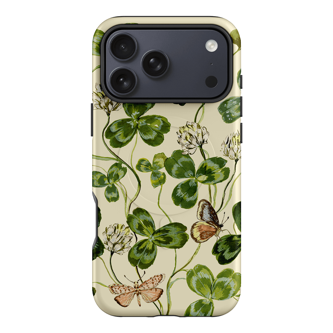 Clover & Butterflies Printed Phone Cases iPhone 17 Pro Max / Armoured MagSafe by Ellie Mae - The Dairy