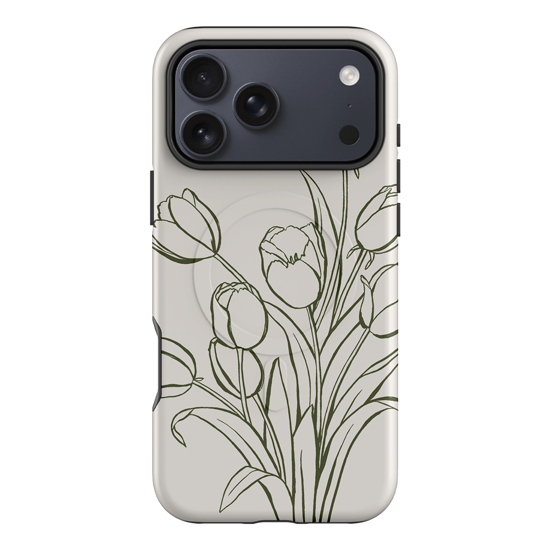 Inked Tulips Printed Phone Cases iPhone 17 Pro Max / Armoured MagSafe by Typoflora - The Dairy