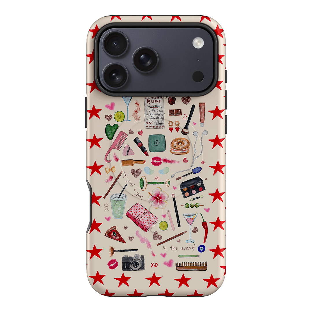 Just A Girl Printed Phone Cases iPhone 17 Pro Max / Armoured MagSafe by BG. Studio - The Dairy