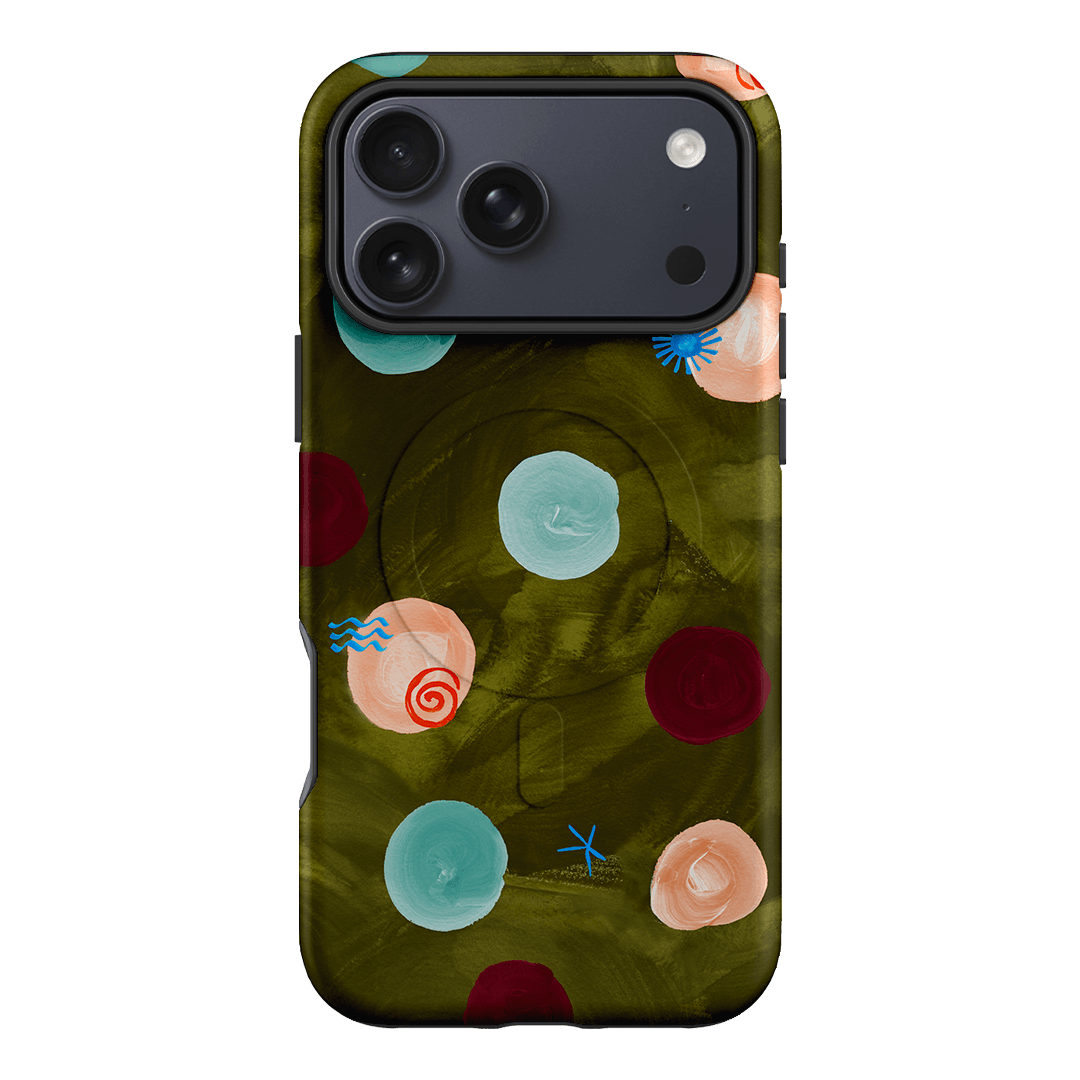 Olive Spot Printed Phone Cases iPhone 17 Pro Max / Armoured MagSafe by Charlie Taylor - The Dairy