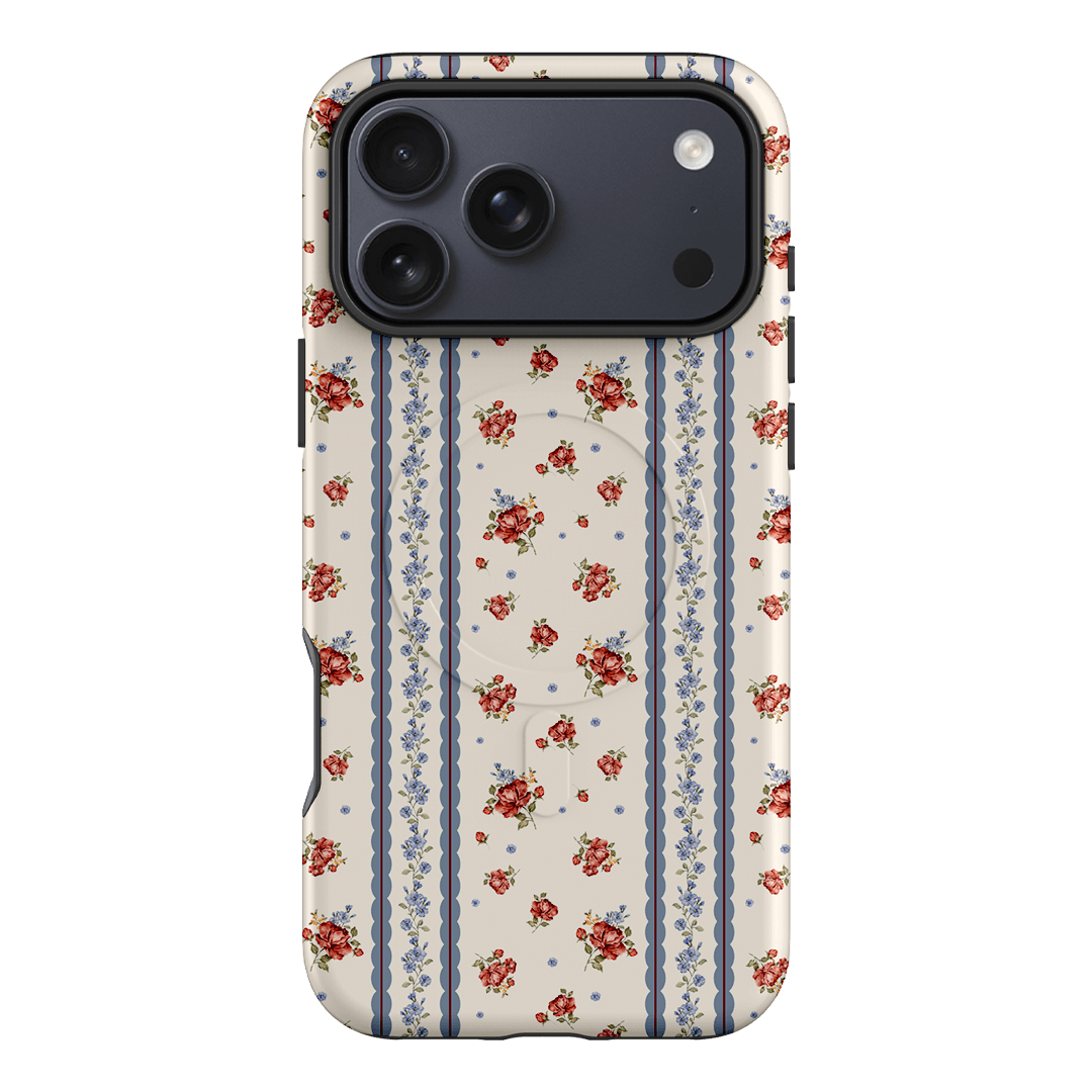 Rose Stripe Printed Phone Cases iPhone 17 Pro Max / Armoured MagSafe by Kasiags Art - The Dairy