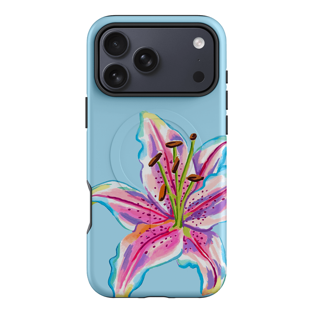 Sky Lily Printed Phone Cases iPhone 17 Pro Max / Armoured MagSafe by Femke Studio - The Dairy