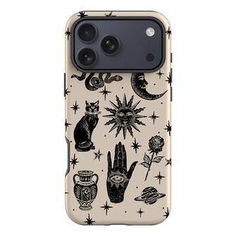 Astro Flash Beige Printed Phone Cases iPhone 17 Pro Max / Armoured by Veronica Tucker - The Dairy