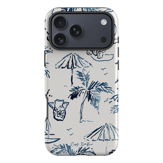Balmy Blue Printed Phone Cases iPhone 17 Pro Max / Armoured by Cass Deller - The Dairy