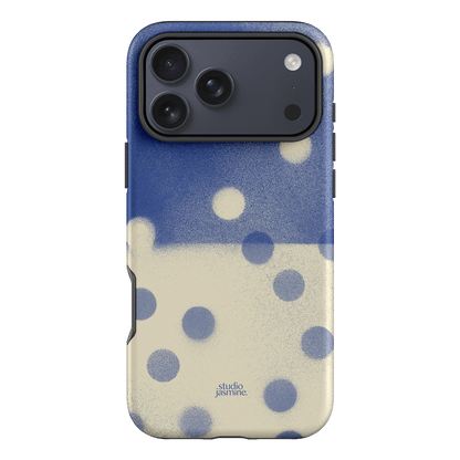 Bleu Polka Dot Printed Phone Cases iPhone 17 Pro Max / Armoured by Jasmine Dowling - The Dairy