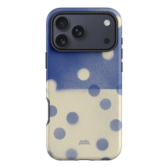Bleu Polka Dot Printed Phone Cases iPhone 17 Pro Max / Armoured by Jasmine Dowling - The Dairy