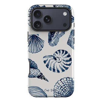 Blue Shells Printed Phone Cases iPhone 17 Pro Max / Armoured by Cass Deller - The Dairy