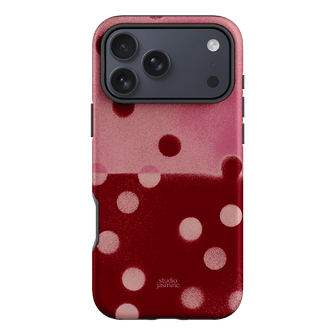Cherry Polka Dot Printed Phone Cases iPhone 17 Pro Max / Armoured by Jasmine Dowling - The Dairy