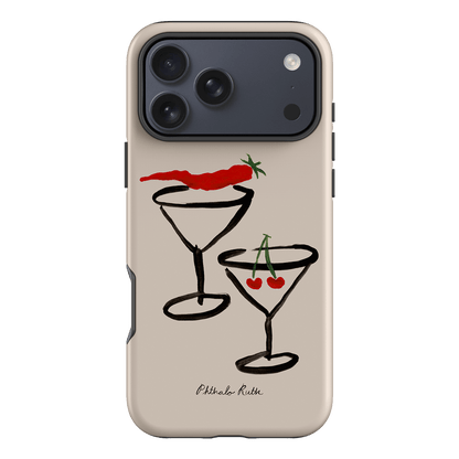 Chili Cherry Printed Phone Cases iPhone 17 Pro Max / Armoured by Phthalo Ruth - The Dairy