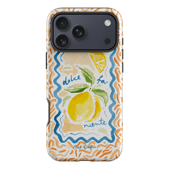 Dolce Far Niente Printed Phone Cases iPhone 17 Pro Max / Armoured by Cass Deller - The Dairy