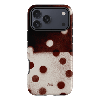 Espresso Polka Dot Printed Phone Cases iPhone 17 Pro Max / Armoured by Jasmine Dowling - The Dairy
