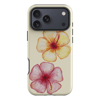 Hibiscus Flower Yellow Printed Phone Cases iPhone 17 Pro Max / Armoured by BG. Studio - The Dairy