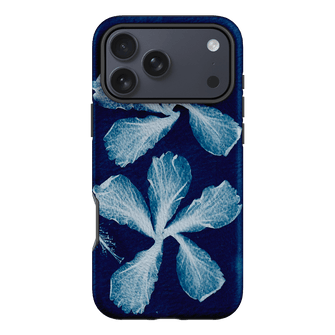 Hibiscus Cyanotype Printed Phone Cases iPhone 17 Pro Max / Armoured by Sally Hungerford - The Dairy