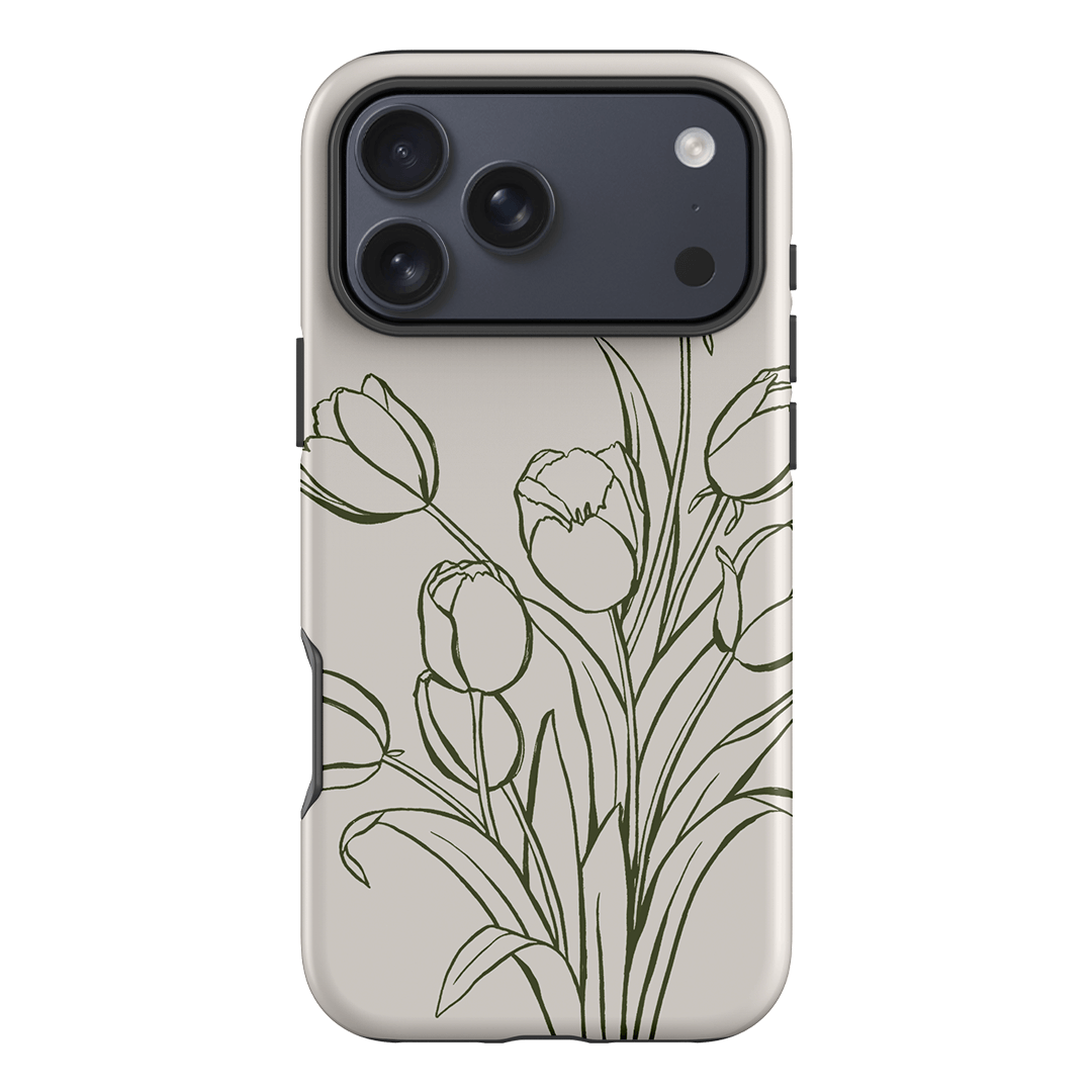 Inked Tulips Printed Phone Cases iPhone 17 Pro Max / Armoured by Typoflora - The Dairy