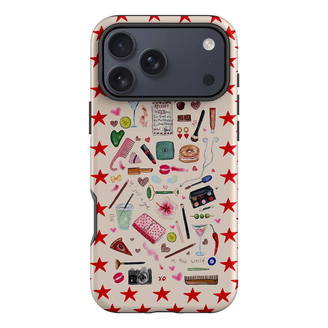 Just A Girl Printed Phone Cases iPhone 17 Pro Max / Armoured by BG. Studio - The Dairy