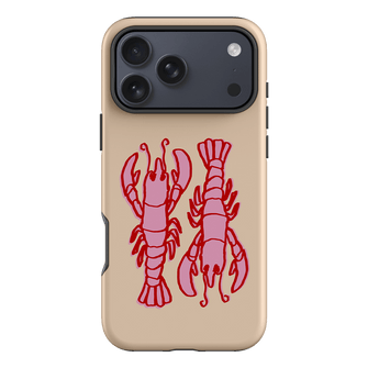 Lobster Love Peach Printed Phone Cases iPhone 17 Pro Max / Armoured by The Dairy - The Dairy