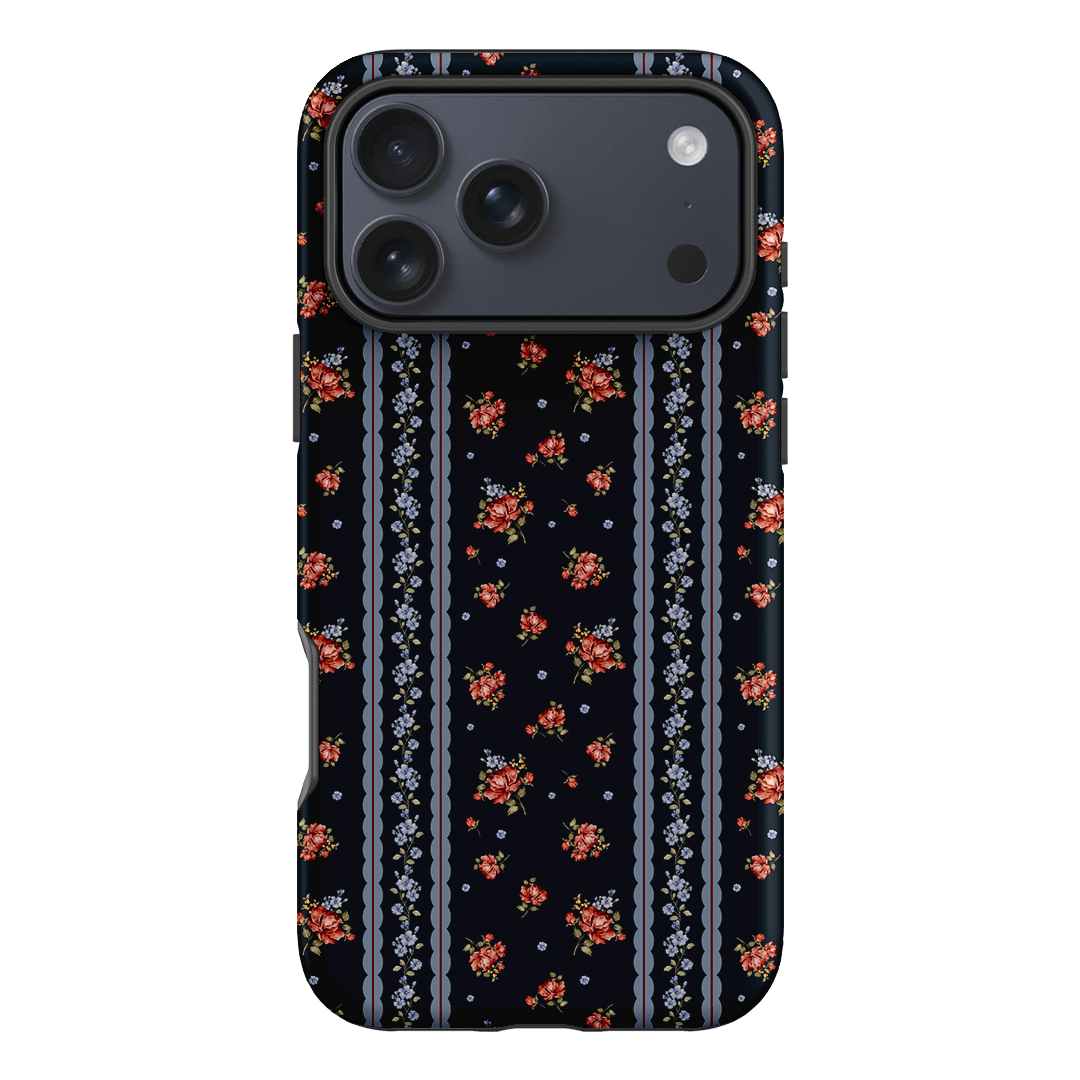 Midnight Stripe Printed Phone Cases iPhone 17 Pro Max / Armoured by Kasiags Art - The Dairy