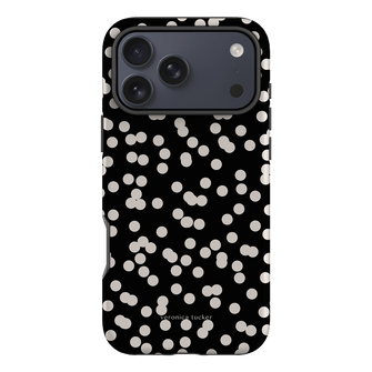 Mini Confetti Noir Printed Phone Cases iPhone 17 Pro Max / Armoured by Veronica Tucker - The Dairy