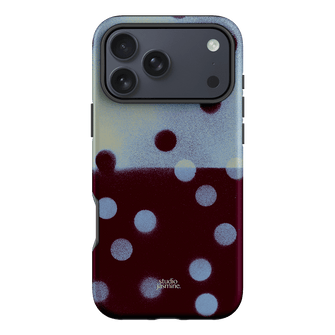Plum Polka Dot Printed Phone Cases iPhone 17 Pro Max / Armoured by Jasmine Dowling - The Dairy