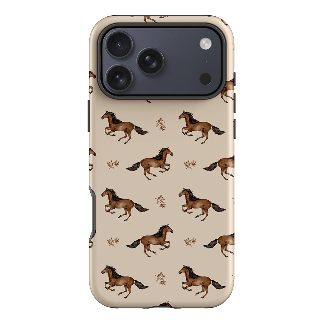 Running Horse Printed Phone Cases iPhone 17 Pro Max / Armoured by Kasiags Art - The Dairy
