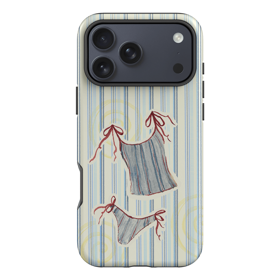 Stripe Tankini Printed Phone Cases iPhone 17 Pro Max / Armoured by Kayla Carr - The Dairy