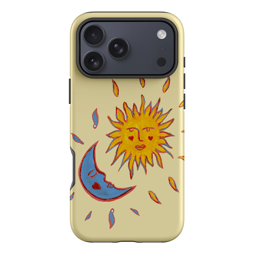 Sun & Moon Yellow Printed Phone Cases iPhone 17 Pro Max / Armoured by BG. Studio - The Dairy