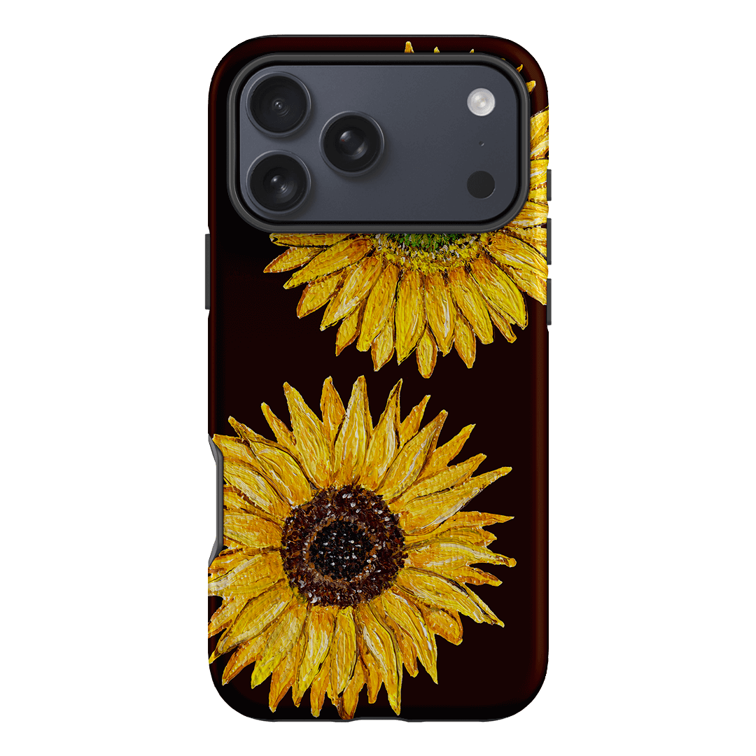 Sunflower Brown Printed Phone Cases iPhone 17 Pro Max / Armoured by BG. Studio - The Dairy