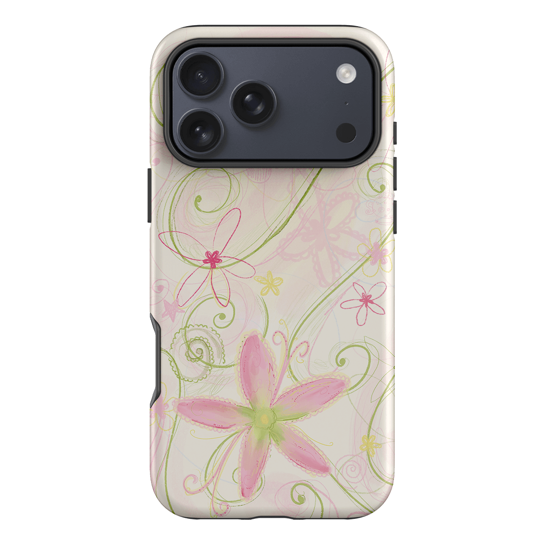 Swirl Pink Printed Phone Cases iPhone 17 Pro Max / Armoured by Kayla Carr - The Dairy